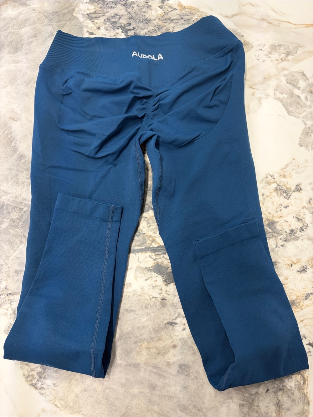 Aubola Women's Deep Blue High-Waist Active Leggings